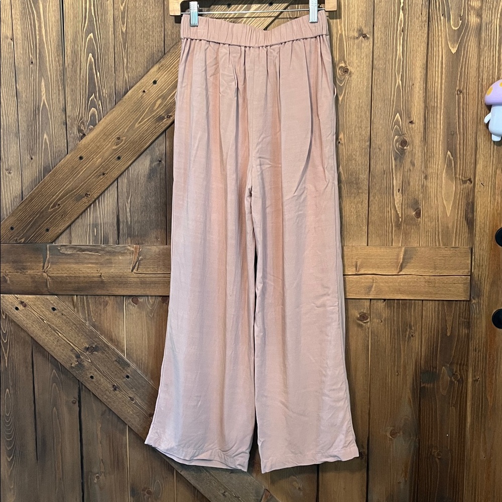 Bar III Tan Wide Leg Women's Pants - Picture 6 of 6